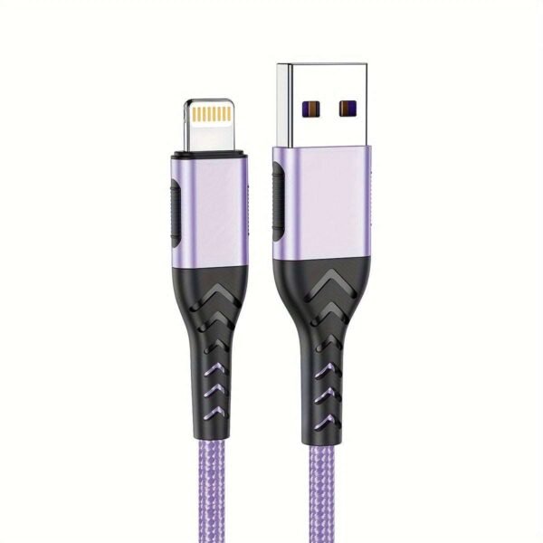 3.3ft/6.6ft/9.9ft Nylon High-Speed USB Fast Charging Data Cable For Iphone 14 13 12 11 Pro Max X XR XS 8 7 For MacBook, IPad, IPad Air, Airpods