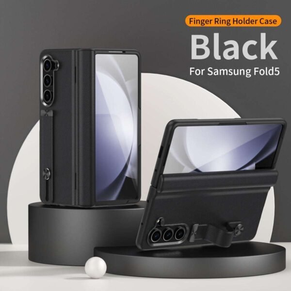 New Model On The Market. Suitable For Samsung Galaxy Z Fold 5/4/3 Business Phone Case. With Central Shaft Protection. With High-definition Transparent Tempered Film. Invisible Ring Holder. Just Developed. New Style On The Market.