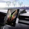 15W Car Wireless Charger Stand Holder Dual Coil Foldable Phone Car Fast Charging Station For Samsung Galaxy Z Fold 4 3 2 For IPhone