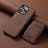 SUTENI Wallet Phone Case Card Holder Faux Leather Magnetic Pocket Cover Magnetic Wireless Charging For IPhone 12 13 14 15 Pro Max Plus