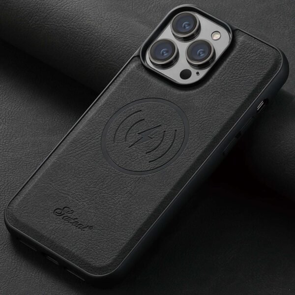 SUTENI Wallet Phone Case Card Holder Faux Leather Magnetic Pocket Cover Magnetic Wireless Charging For IPhone 12 13 14 15 Pro Max Plus