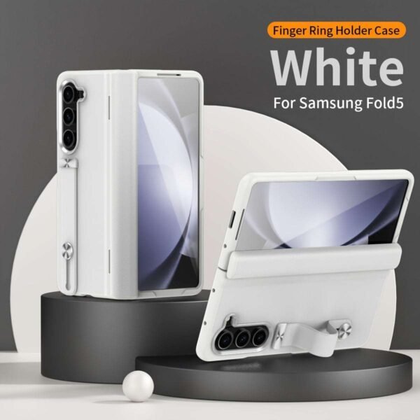 New Model On The Market. Suitable For Samsung Galaxy Z Fold 5/4/3 Business Phone Case. With Central Shaft Protection. With High-definition Transparent Tempered Film. Invisible Ring Holder. Just Developed. New Style On The Market.