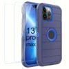 For IPhone 15/14/13/12/11/XR/Mini/Pro/Plus/Pro Max Case With Screen Protector, Support Wireless Charging, Heavy Duty Drop Protection, Full-Body Rugged Durable Three-Layer Construction Phone Case