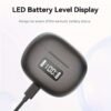 Waterproof IP54 Digital Display ENC Noise Reduction TWS Wireless Bluetooth Earphones For Android And Iphone Phones And Computers