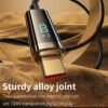 PD100W Digital Readout Data Cable Fast Charge 5A Double-head Type-c Cable For Iphone Android