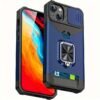 Shockproof Hard Phone Case With Metal Stand And Card Slot For IPhone 15 Pro Max 14 Pro Max 13 Pro Max 12 Pro Max 11 Pro Max