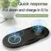 Dual Wireless Charging Pad For Samsung S23 Ultra Plus S22 S21 S20 Note 20 10 Z Flip 4/3 Z Fold 2 In 1 Fast Wireless Charger Mat For Samsung Galaxy Watch 5/5 Pro/4/3 Galaxy Buds