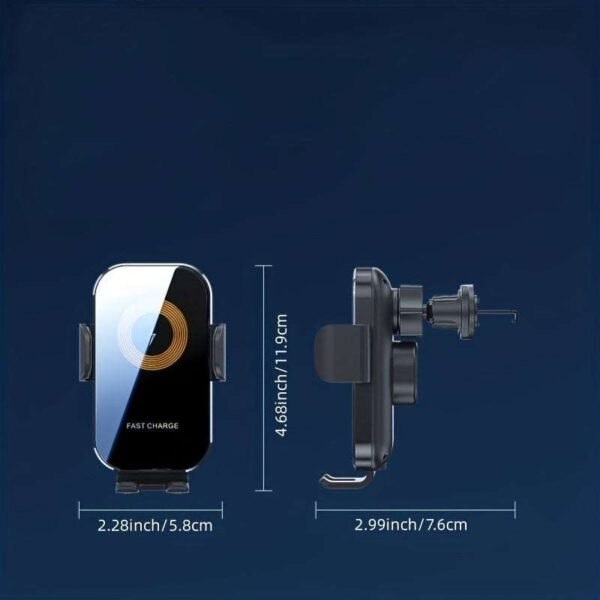 Fast Car Phone Wireless Charger, Air Vent Phone Holder Car Amount For IPhone/SAMSUNG Galaxy